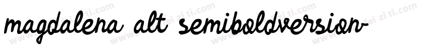 magdalena alt semiboldversion字体转换
